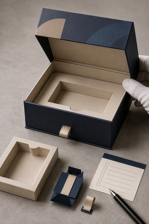 printed paper surface finishing rigid box